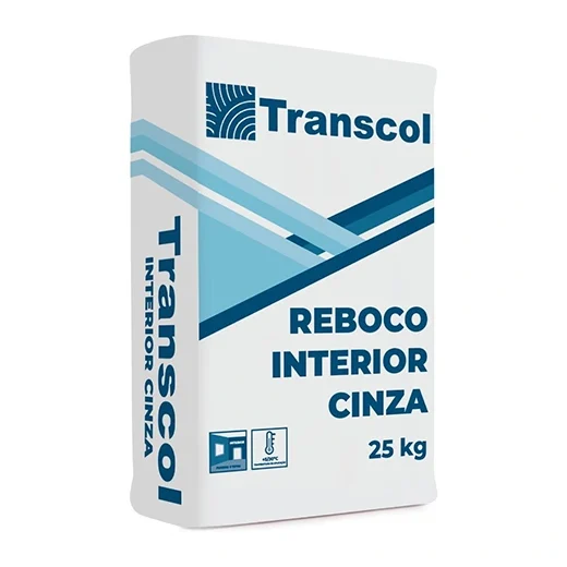 Transcol Reboco Interior Cinza