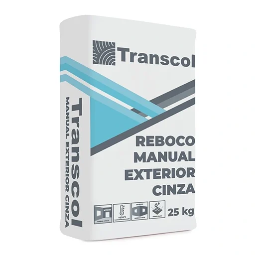 Transcol Reboco Manual Exterior Cinza